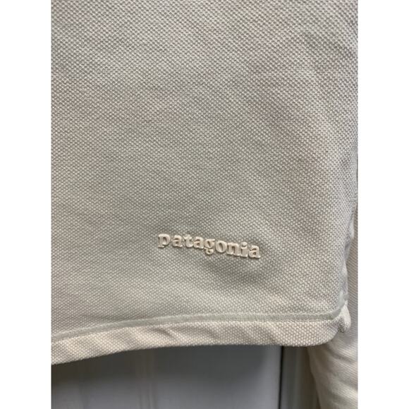 Patagonia Women's Cream Long Sleeve Snap Button Stretch Shirt Size Small - Picture 4 of 6